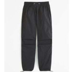 A&F YPB Crinkle Nylon Parachute Pants